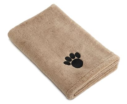 Small Light Brown Extra Absorbent Dog Drying Towel