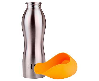 304 Stainless Steel and Silicone Running and The Dog Park ATLIN Dog Water Bottle Hiking Medium or Small Dogs 20 oz for Large Leak-Proof Dog Bottle is Great for Walking 