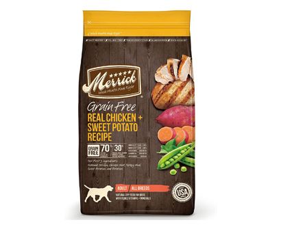 Merrick grain free outlet dog food review